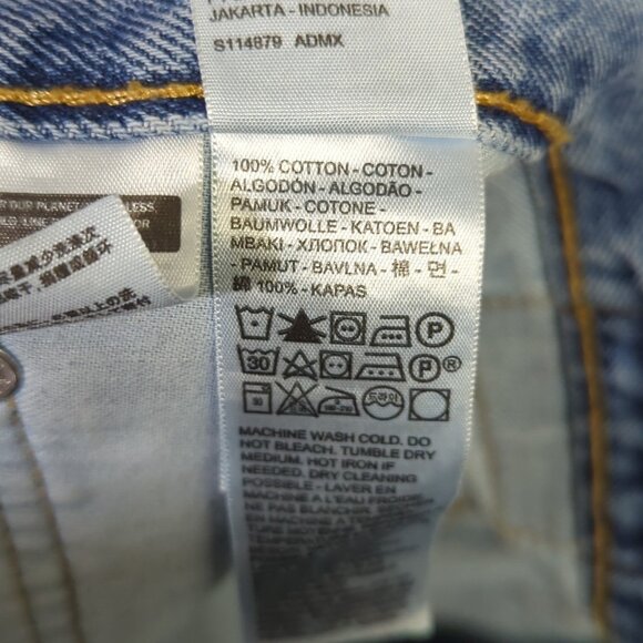 Levi's Jeans Men's 34x36 Fits 34x35 Blue 550 Relaxed Fit Tapered Leg Denim - Picture 11 of 13